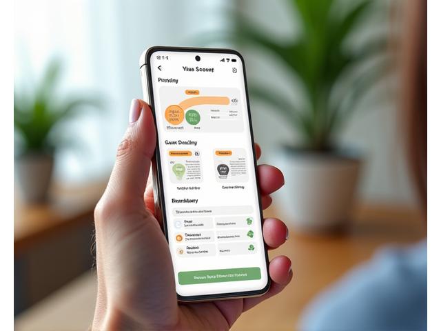 Screenshot of VitaSpoke's mobile app showing progress tracking and goal setting features