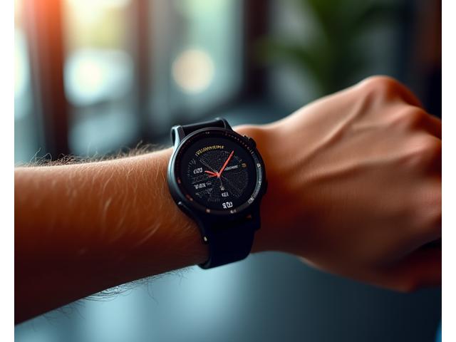 A high-resolution image of the 'Peak Performance' smartwatch
